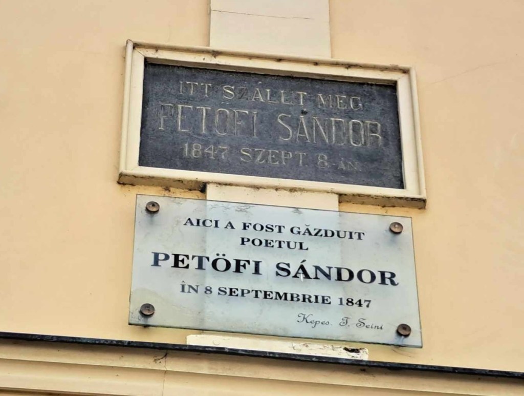 itt szallt meg Petofi Sandor 1847. szeptember 8-an